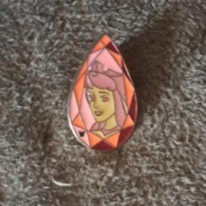 EUC Disney Princess Aurora Sleeping Beauty Jewel Tone Hidden Mickey Pin